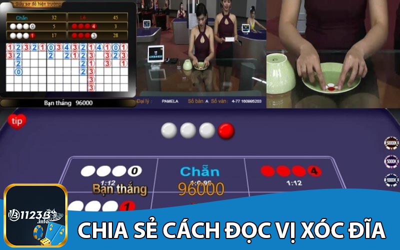 Chia sẻ cách đọc vị xóc đĩa